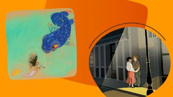 2 cartoon character images