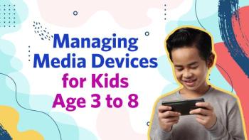 words and boy holding cellphone