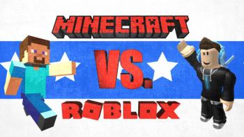 Minecraft and Roblox characters